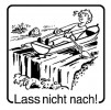 Elbi Motivstempel Kinder Holzstempel Lass nicht nach!