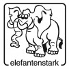 Elbi Motivstempel aus Holz elefantenstark