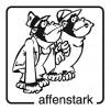 Elbi Motivstempel Kinder Holzstempel affenstark