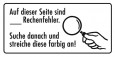 Elbi Motivstempel Kinder Holzstempel Textstempel Rechenfehler