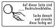 Elbi Holzstempel für die Grundschule Auf dieser Seite sind __ Rechtschreibfehler