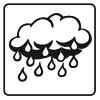 Elbi Motivstempel Kinder Holzstempel Regenwolke