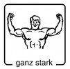 Elbi Motivstempel Kinder Holzstempel ganz stark