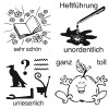 Elbi Lehrerstempel Stempelset mit Motiv 4 x Stempel zur Heftführung