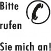 Elbi Textstempel für Lehrer Bitte rufen Sie mich an!