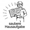 Elbi Lehrerstempel Holz-Motivstempel saubere Hausaufgabe (Junge)