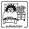 Elbi Holzstempel Lehrerstempel für Grundschule aufwachen