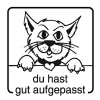 Elbi Motivstempel Kinder Holzstempel du hast gut aufgepasst