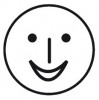 Elbi Motivstempel Kinder Holzstempel Smiley lachend