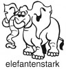 Elbi Stempel aus Holz Lehrer Motivstempel elefantenstark