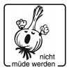 Elbi Motivstempel Kinder Holzstempel nicht müde werden