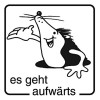 Elbi Motivstempel Kinder Holzstempel es geht aufwärts