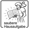 Elbi Motivstempel Kinder Holzstempel saubere Hausaufgabe