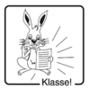 Elbi Motivstempel Kinder Holzstempel Klasse!