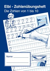 Elbi-Zahlenübungsheft von 1 bis 10