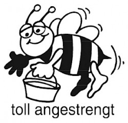 Stempel toll angestrengt