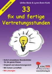 Kopiervorlagen Grundschule 33 fix und fertige Vertretungsstunden