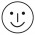 Stempelset 4 x Smileys
